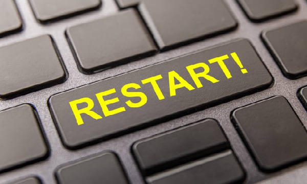 Cara restart laptop