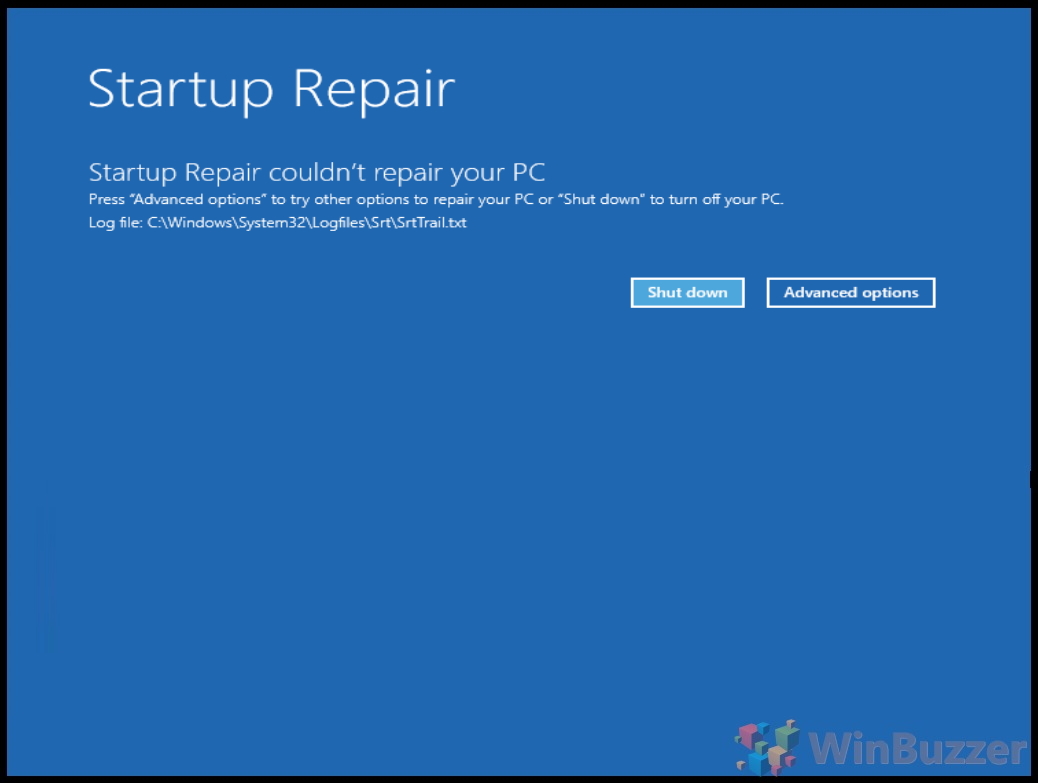 Startup Repair di Windows 10