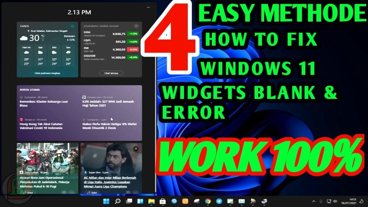 cara hilangkan widget windows 11 terbaru