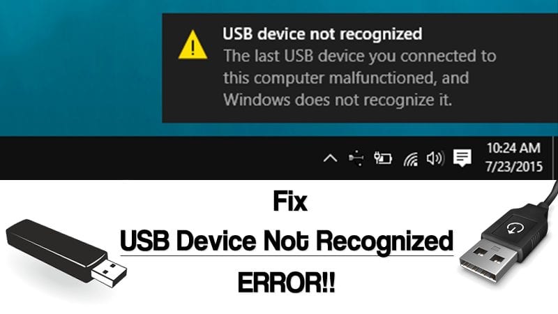 usb not recognized windows 10 11 terbaru