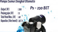 Berapa Besar Daya Dorong Pompa Air Shimizu PS 230 BIT