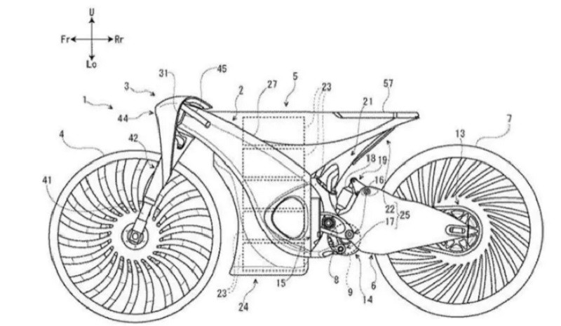 Desain Sepeda Motor Listrik Suzuki Bocor, Begini Penampakannya