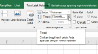 Aplikasi yang Digunakan untuk Simulasi Lembar Kerja adalah Excel